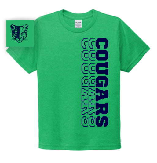 Youth Cougars x3 T-Shirt