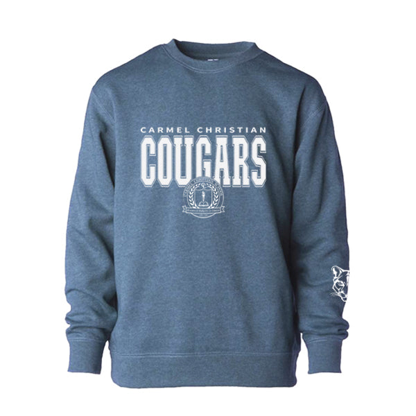 Youth Crewneck Sweatshirt Carmel Cougars