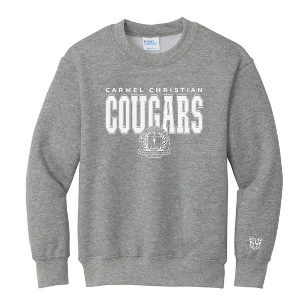 Youth Crewneck Sweatshirt Carmel Cougars