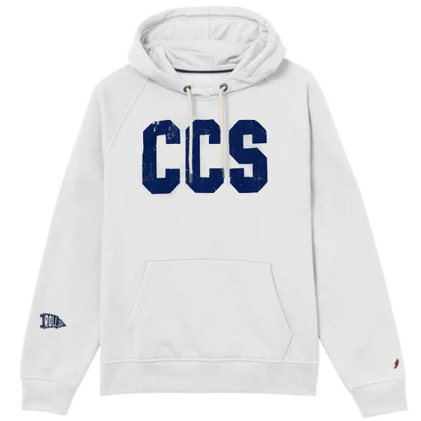 Distressed Print Hoodie