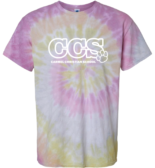 Youth Tie Dye Paw Print