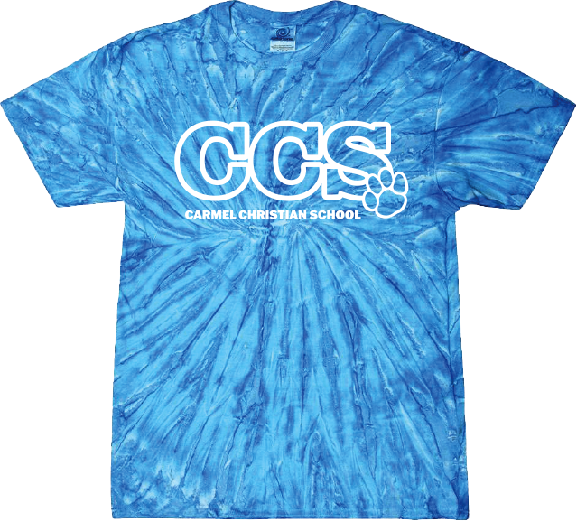 Youth Tie Dye Paw Print