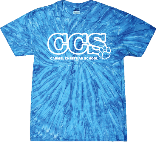 Youth Tie Dye Paw Print