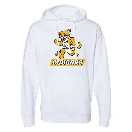 Hooded Sweatshirt Mascot Cougar