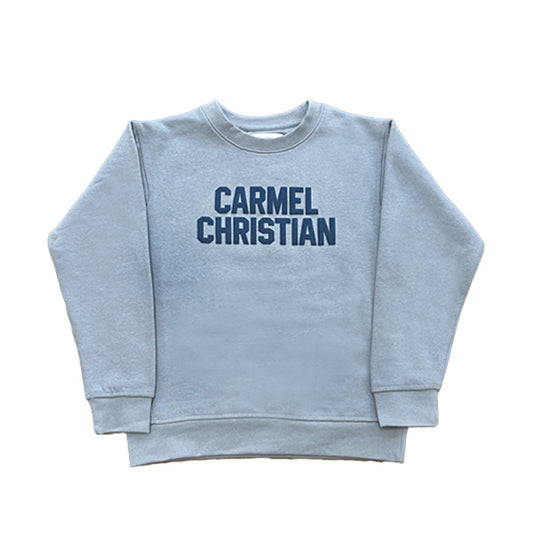 Youth Embossed Crewneck
