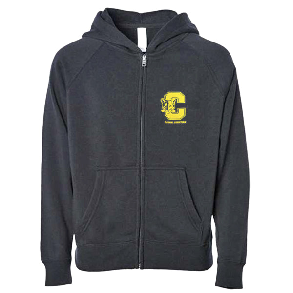 Youth Full-Zip Hooded Sweatshirt