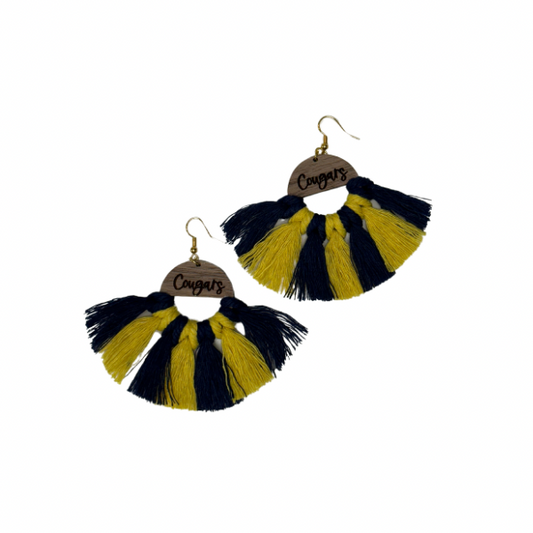 Fringe womens earrings