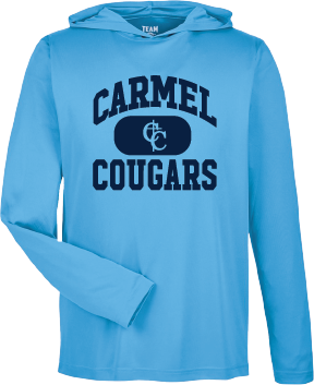 Youth long sleeve performance hooded t-shirt